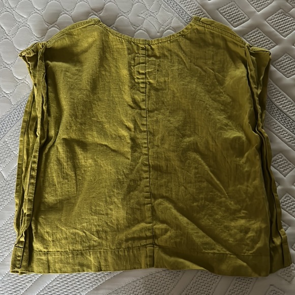 Pamut Apparel Pistachio Linen Top Size Small - Picture 5 of 5